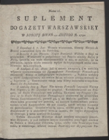 Gazeta Warszawska. R.1792 Nr 16