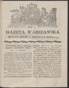 Gazeta Warszawska. R.1792 Nr 32