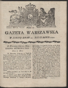 Gazeta Warszawska. R.1792 Nr 38