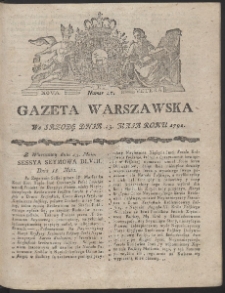 Gazeta Warszawska. R.1792 Nr 41