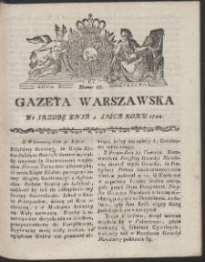 Gazeta Warszawska. R.1792 Nr 53