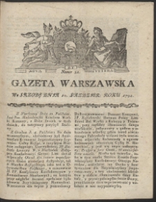 Gazeta Warszawska. R.1792 Nr 81