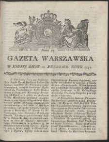 Gazeta Warszawska. R.1792 Nr 84