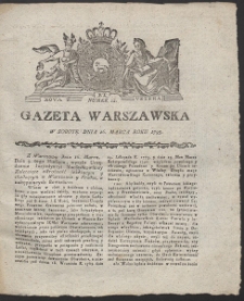 Gazeta Warszawska. R.1793 Nr 22