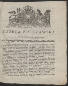 Gazeta Warszawska. R.1793 Nr 60