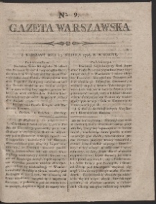 Gazeta Warszawska. R.1796 Nr 9