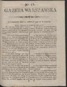 Gazeta Warszawska. R.1796 Nr 13