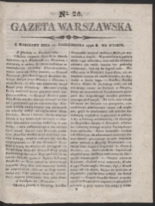 Gazeta Warszawska. R.1796 Nr 26
