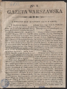 Gazeta Warszawska. R. 1797 Nr 8