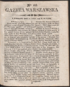 Gazeta Warszawska. R. 1797 Nr 60