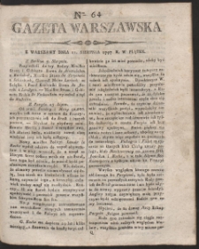 Gazeta Warszawska. R. 1797 Nr 64