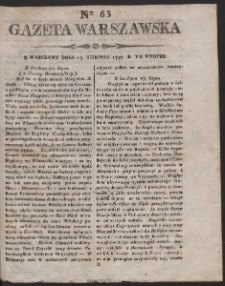 Gazeta Warszawska. R. 1797 Nr 65