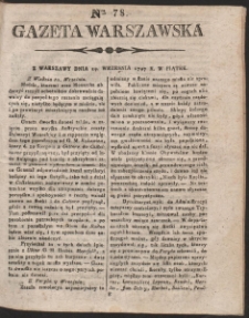 Gazeta Warszawska. R. 1797 Nr 78
