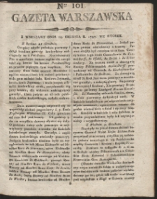 Gazeta Warszawska. R. 1797 Nr 101