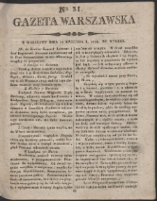 Gazeta Warszawska. R.1798 Nr 31