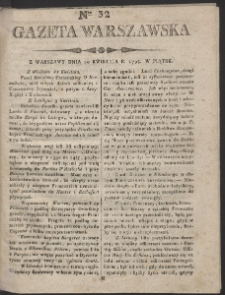 Gazeta Warszawska. R.1798 Nr 32