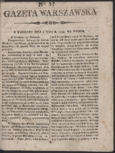 Gazeta Warszawska. R.1798 Nr 37