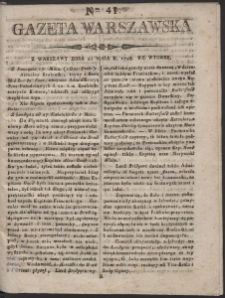 Gazeta Warszawska. R.1798 Nr 41