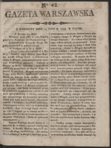 Gazeta Warszawska. R.1798 Nr 42