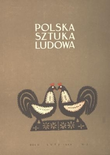Polska Sztuka Ludowa, Rok II, luty 1948, nr 2
