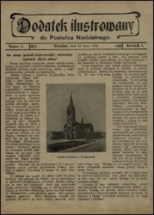 Dodatek Ilustrowany do Posłańca Niedzielnego. R. 1 (1904), nr 7