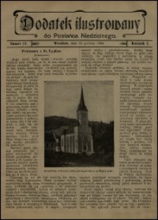 Dodatek Ilustrowany do Posłańca Niedzielnego. R. 1 (1904), nr 12