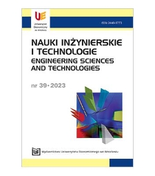 Spis treści [Nauki Inżynierskie i Technologie = Engineering Sciences and Technologies, 2023, Nr 39]