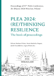 PLEA 2024: (Re)thinking Resilience. The book of proceedings
