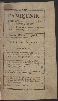 Pamiętnik Historyczno-Polityczny. R.1789. T. 1. Cz. 1-3