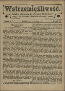 Wstrzemięźliwość : dodatek miesięczny do „Posłańca Niedzielnego” dla Bractwa Wstrzemięźliwości. R. 6 (1905), nr 2