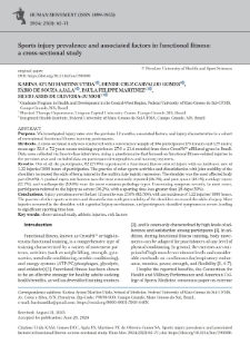 Sports injury prevalence and associated factors in functional fitness:a cross-sectional study