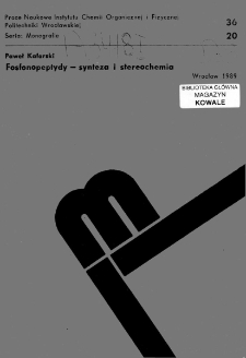 Fosfonopeptydy - synteza i stereochemia