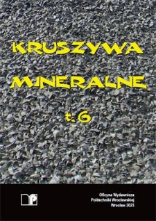 Kruszywa mineralne. T. 6