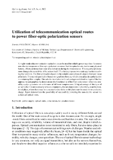 Utilization of telecommunication optical routes to power fiber-optic polarization sensors