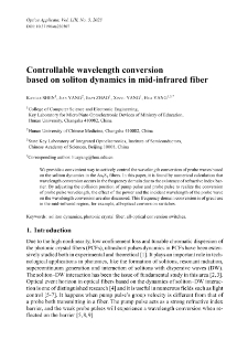 Controllable wavelength conversion based on soliton dynamics in mid-infrared fiber