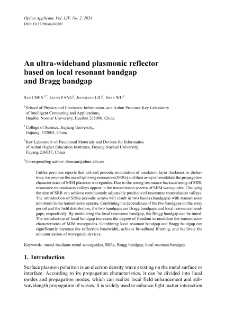 An ultra-wideband plasmonic reflector based on local resonant bandgap and Bragg bandgap