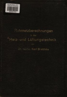 Rohrnetzberechnungen in der Heiz- und Lüftungstechnik auf einheitlicher Grundlage