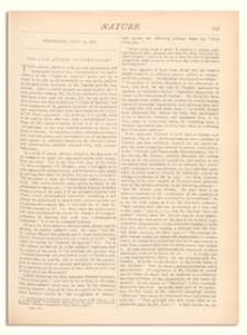 Nature : a Weekly Illustrated Journal of Science. Volume 6, 1872 July 25, [No. 143]