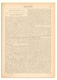 Nature : a Weekly Illustrated Journal of Science. Volume 6, 1872 October 31, [No. 157]