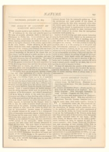 Nature : a Weekly Illustrated Journal of Science. Volume 11, 1875 January 28, [No. 274]