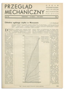 Przegląd Mechaniczny. Organ Stowarzyszenia Inżynierów Mechaników Polskich, T. 4, 10 marca 1938, nr 5