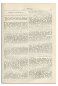 Nature : a Weekly Illustrated Journal of Science. Volume 13, 1876 January 6, [No. 323]