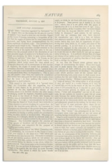 Nature : a Weekly Illustrated Journal of Science. Volume 14, 1876 August 3, [No. 353]