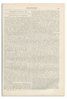 Nature : a Weekly Illustrated Journal of Science. Volume 14, 1876 October 5, [No. 362]