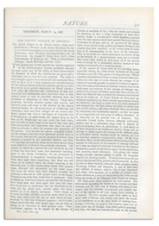 Nature : a Weekly Illustrated Journal of Science. Volume 17, 1878 March 14, [No. 437]