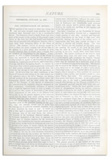 Nature : a Weekly Illustrated Journal of Science. Volume 18, 1878 October 24, [No. 469]