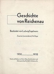 Geschichte von Reichenau