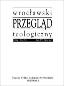 Wrocławski Przegląd Teologiczny. R. 16 (2008), nr 1
