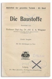 Die Baustoffe