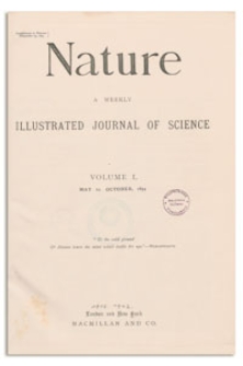 Nature : a Weekly Illustrated Journal of Science. Volume 50, 1894 October 18, [No. 1303]